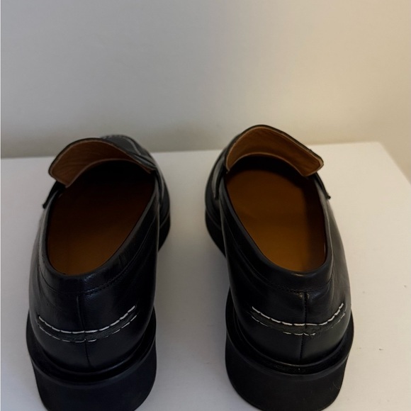 ATP Atelier x Morrow’s Paris Black Leather Penny Loafers – Size 37 – Like New ✨ - Picture 3 of 7